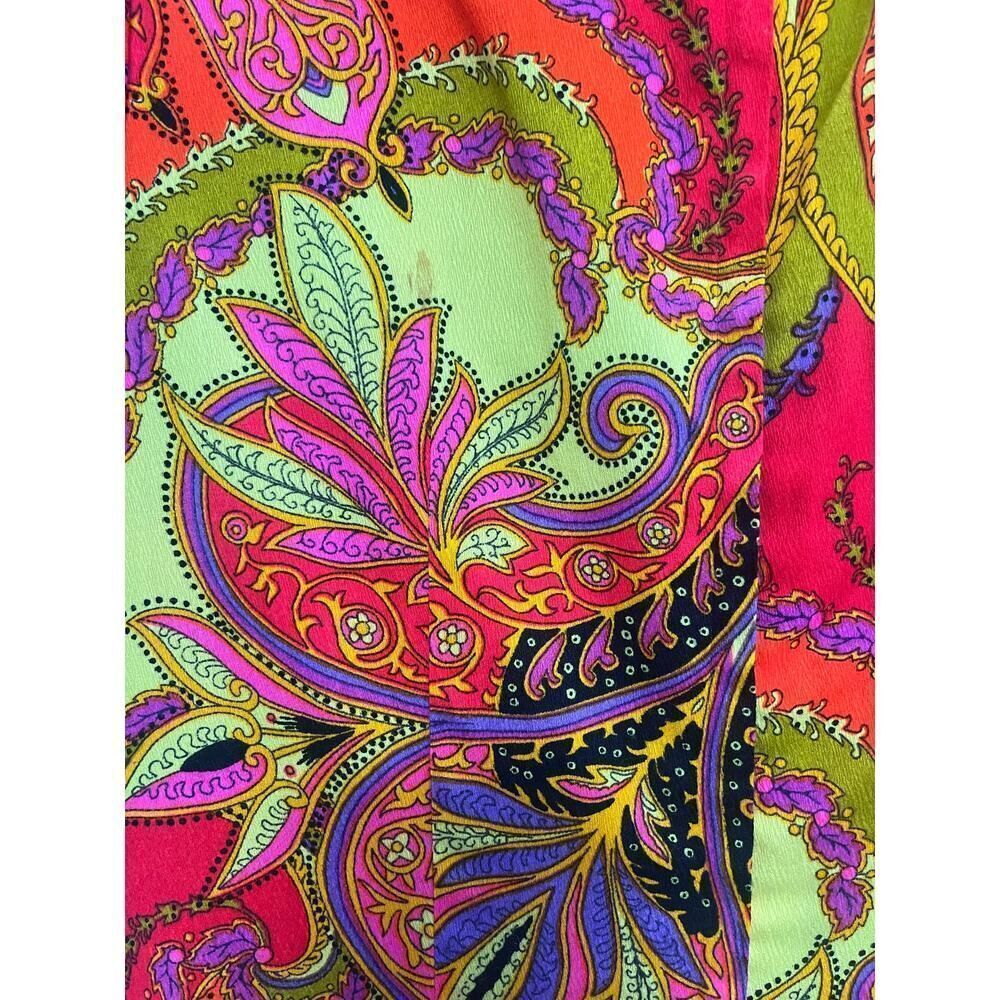 Vintage Sydney Honolulu 60’s Dress Size Small Groovy Retro Colorful - Picture 3 of 4